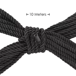 Polyester Bondage Touw 10 meter - Zwart